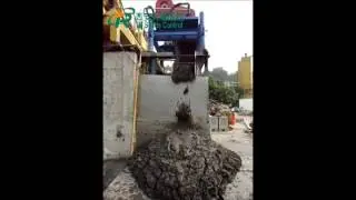 Drilling mud centrifuge is in function.