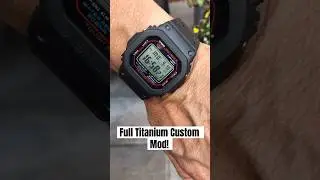 MODDED!! Custom mod for a G-Shock GW-M5610U #gshock #gshockcollector #gshockwatch #digitalwatch