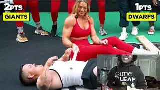 Little Strongmen vs  Tall Strong women (Reaction)
