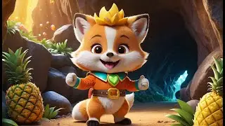 Fox Finds Fruit Candyland | Fun Fruit Learning Song for Kids | Sweet Adventure Nursery Rhyme