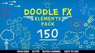 Doodle FX Elements Pack (Motion Graphics)