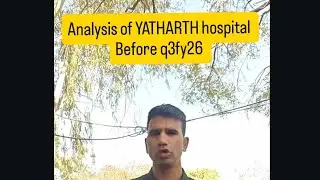 Analysis. A great hospital stock- YATHARTH hospital.#finance #stockmarket #stocks 