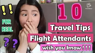 10 TRAVEL TIPS YOUR FLIGHT ATTENDANTS WISH YOU KNOW! | by Diana Rico