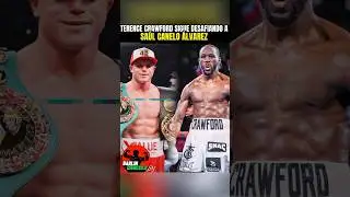 TERENCE CRAWFORD Sigue DESAFIANDO a CANELO &Aacute;LVAREZ #youtubeshorts #frasesdeboxeo #mexicanathlete