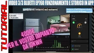 Video 3/3 - BLUETTI EP760 - Funzionamento e dati in app