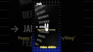 January happy birthday VN Template/ January Birthday VN code #tredingreels #vnvideoeditor #vncodes