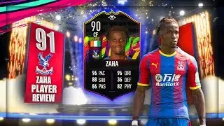 FUT SWAP ZAHA PLAYER REVIEW!! *90 FUT SWAP ZAHA REVIEW* FIFA 19