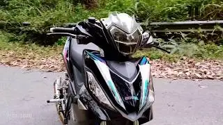 Modified Honda Supra GTR RS150R Winner Racingboy RCB Footresst AHM Exhaust KOSO Brembo Maxxis Tyres