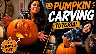 Mastering the Art of Pumpkin Carving: A Step-by-Step Tutorial 🎃🔪 #PumpkinCarving #HalloweenCrafts