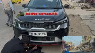 Kia Sonet before vs after look | Car Splitters | Mini Update | Village | #villagelife #cartik3567