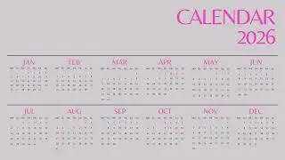 Annual planner 2026 Education Calendar Kalender #17 #education #newyear2026 #newyear #new #calendar
