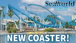 SeaWorld Orlando NEWEST Coaster is TESTING & Construction Update on NEW 2024 Coaster