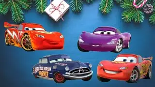 CUTE FISHING GIFT BOX 🎁 DISNEY PIXAR CARS PUZZLE OPENING Christmas Present McQueen vs Doc Hudson