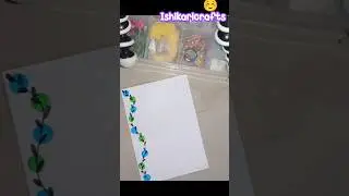 easy border design for project and cards #shorts #shortvideo #youtubeshorts #youtube