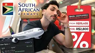 What's It Like to Fly from Brazil to Africa Using Miles? South African Business Class Review