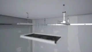 INTEGRA &ndash; Perspekta Metal Ceiling System with Bandraster Profile