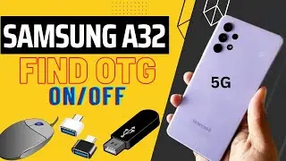 SAMSUNG A32 5g OTG/USB Setting | How to Connect OTG/USB in SAMSUNG A32 5g | Samsung All Android OTG