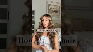 How to curl your hair! #curlinghair #howtocurlhair #stepbystephairstyle #curlingiron #hairtutorial