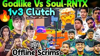 GodLike vs Soul - RNTX🥵 Admino 1v3 Clutch🤯 Krafton Awarded Admino🏆 Admino Explain! Why Angry😳