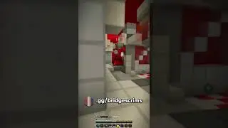 Completely Destroyed in The Bridge #clips #minecraft #hypixel #hypixelbridge #thebridge #bedwars