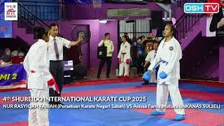 BOB | NUR RASYIQAH FARIAH VS Anissa Fanya Mutiara 4th Shureido International Open Karate Cup 2025