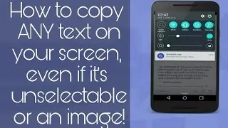 How to copy ANY text on your screen, even if it's unselectable or an image!