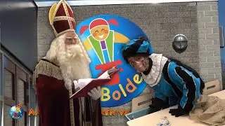 Sinterklaas feliciteert OBS De Bolder met haar 40 jaar bestaan