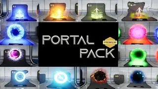 Premium Portal Pack -UE4 Niagara Particle-Unreal Engine(UE4 / UE5)