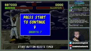 @Summoning666 is playing Mortal Kombat 1992 on FightCade JamessMK 8-22-21 #fightcade #mortalkombat