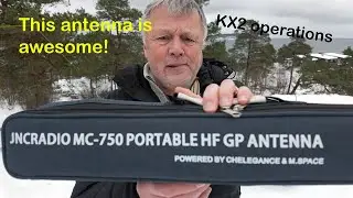 Портативная работа с портативными антеннами Elecraft KX2 и MC-750/JNC-12.