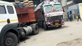 गाजियाबाद पहुँच गए गेहू की गाड़ी खाली करणे #haryanvi #truck #vlog #truckdriver 