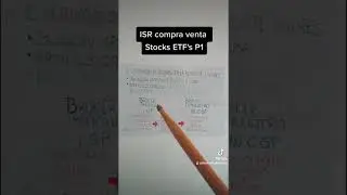 Impuesto sobre la Renta compra venta de acciones Mercado de Valores  P1 #ISR #Acciones