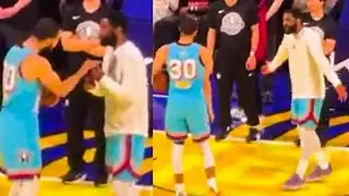 Kyrie Irving & Steph Curry FUNNY Basketball Argument before NBA All-Star Game 2025