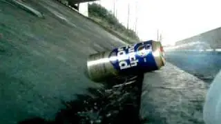 Blowing up a Beer Can