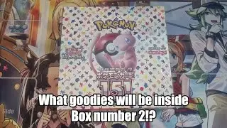 Got my hands on another Pokemon 151 booster box!  Will my luck be better this time?