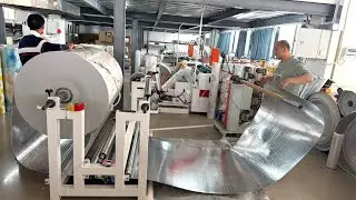 Foam Wall Stickers 3d wallpaper making process in factory | foam wallpaper sheet making ideas | 
