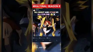 ALL MIGHT and STAIN vs ALL FOR ONE 😱☠️ | MHA Final Season 8 #myheroacademia #edit #amv #mha #anime