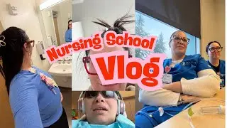 Nursing School in my 30's 👀 Lab Day, 1st Med Surg Clinical,  Food Poisoning, Dentist