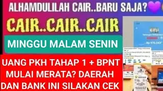 ALHAMDULILLAH 😍&hearts;️ MINGGU SORE BANSOS PKH BPNT TAHAP 1 BENAR2 SUDAH CAIR LAGI DAERAH INI CEK