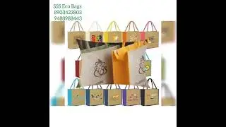 Natural jute bags