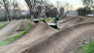 Auburn Bike Park nice grandpa line in January 2026