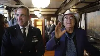 Al Bano (Carrisi) su Nave Amerigo Vespucci e al Villaggio IN Italia di Taranto