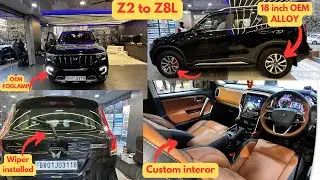 Scorpio N 2025: Z2 to Z8L के लिए - Bihar से आए Delhi ✅ | New Mahindra Scorpio N Modified | Interior