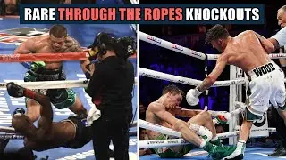 Boxing's Top 20 Rare Through The Ropes Knockouts