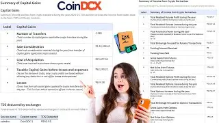 How To Calculate Trading Tax On CoinDCX Exchange ? Download ITR Tax Report | Step by Step Guide
