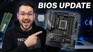 Как обновить BIOS на материнской плате GIGABYTE B550M DS3H | Простое руководство по обновлению дл...