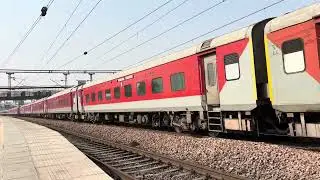141.Old ICF Blue Coaches with Track sound  Indian express Trains