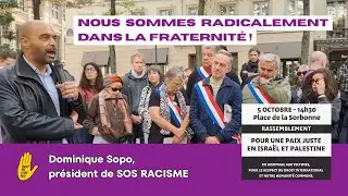 Dominique Sopo - Sos Racisme - Nous sommes radicalement dans la fraternit&eacute; !