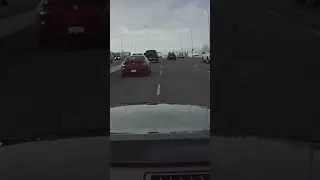 Crazy blind spot car crash avoided ! #shorts #carcrash #dashcam