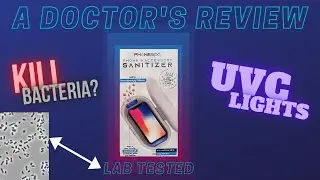 PhoneSpa UVC light: Product Review/Lab Tested - Does it work?